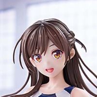 租借女友 水原千鹤 竞技泳装 水色线条