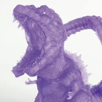 Q版拟真系列 哥斯拉2016 觉醒ver.  紫色透明版