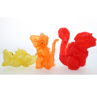 Q版拟真 哥斯拉（2016）三个形态 限定透明套装