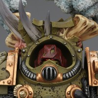 战锤40000 死亡守卫 死亡寿衣终结者1 配备收割者镰刀和瘟疫喷射护手