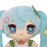 圆滚滚大毛绒玩偶 初音未来 三叶草