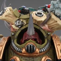 战锤40000 死亡守卫 死亡寿衣终结者2 配备收割者镰刀和瘟疫喷射护手