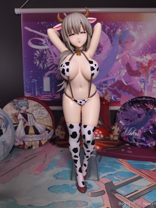 手办分享（嫌弃）:BANPRESTO GLITTER&GLAMOURS 宇崎学妹想要玩！宇崎月 牛水着Ver.景品手办