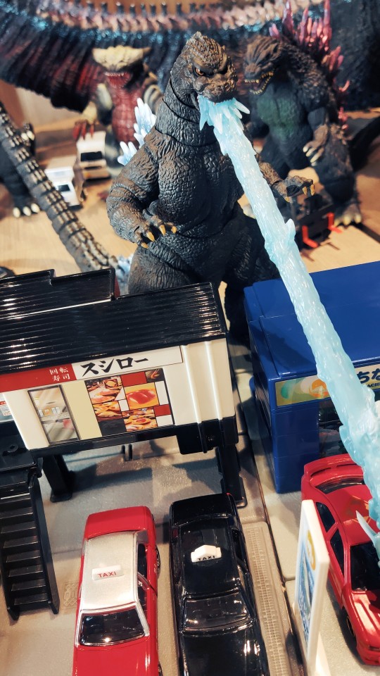 开盒 海雅HIYA 哥斯拉1991蓝背 北海道放射热线