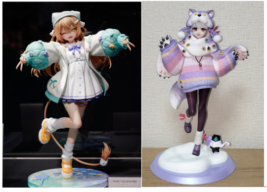 两个人物服装设计是一个风格