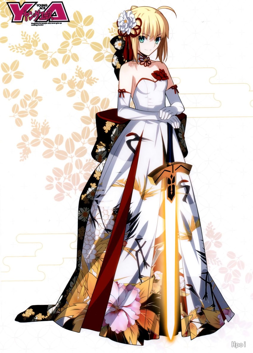 命运之夜 剑士（Saber） 和风礼服