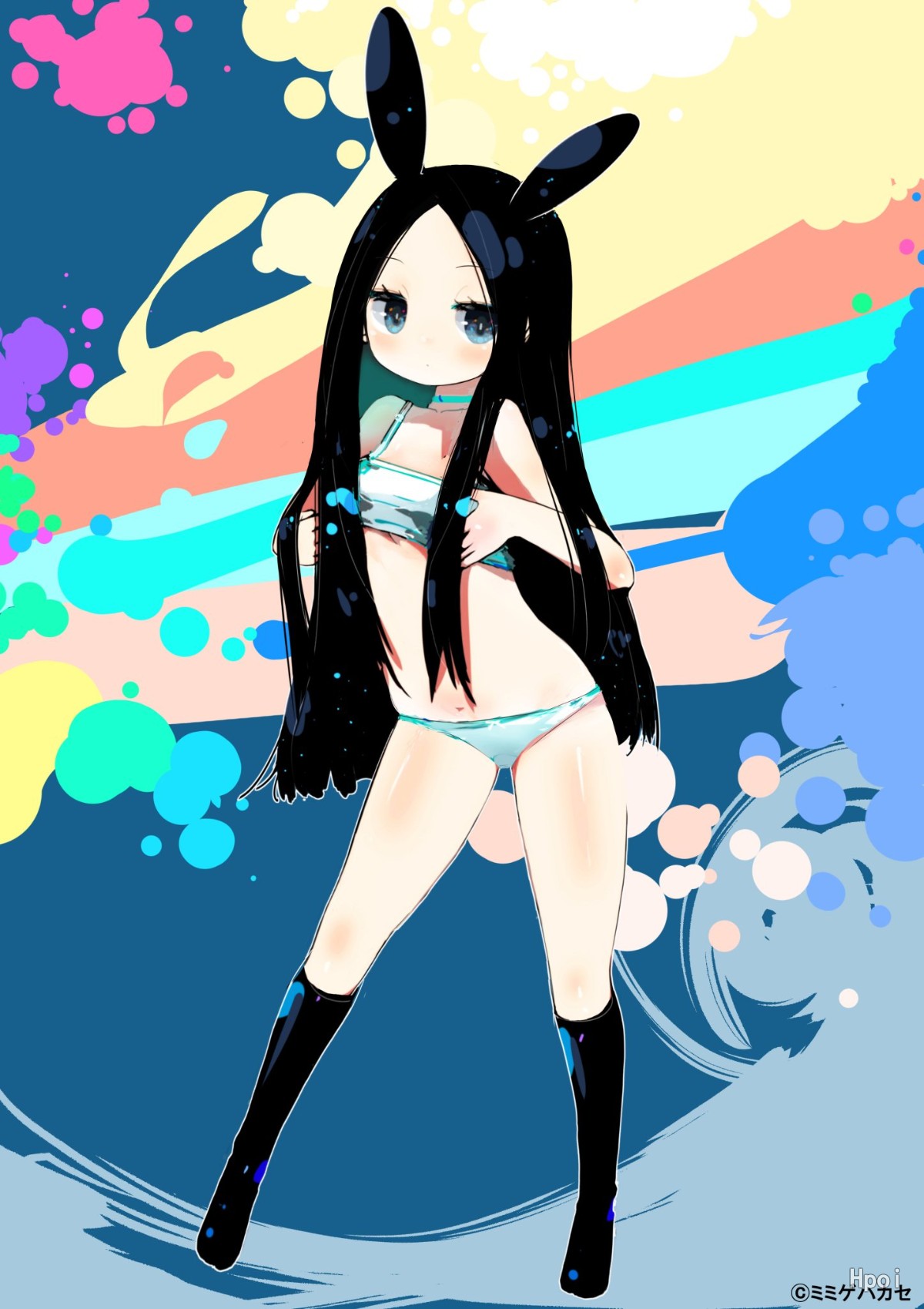 黒うさミミコ