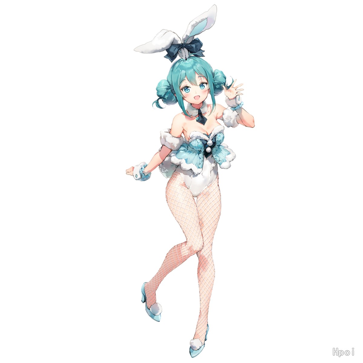 BiCuteBunnies  初音未来 白色兔女郎