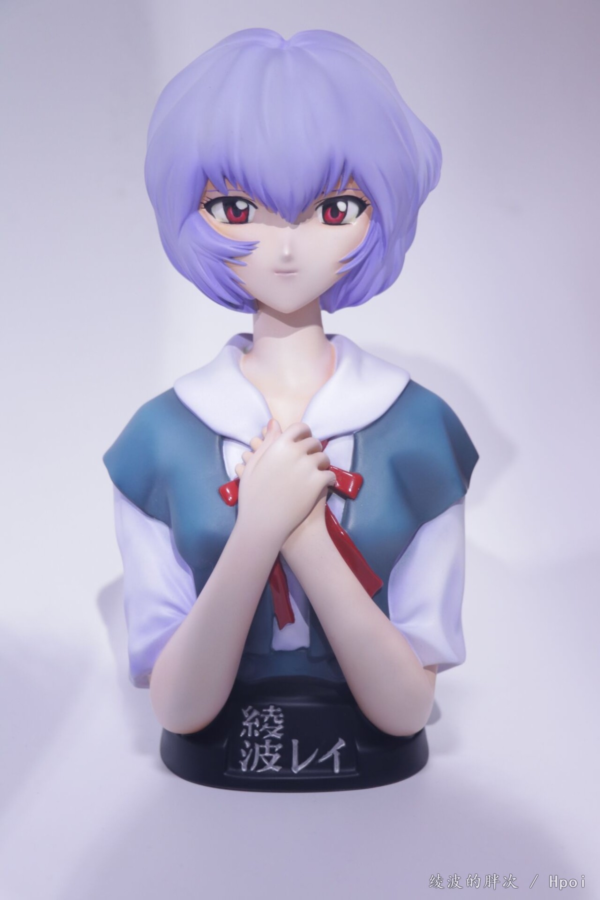 wf1996 1/2.5绫波丽胸像 抱手丽