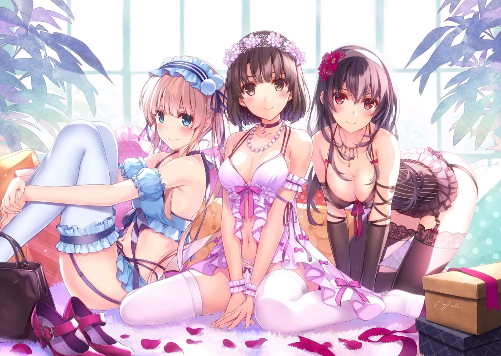 路人女主战队原画