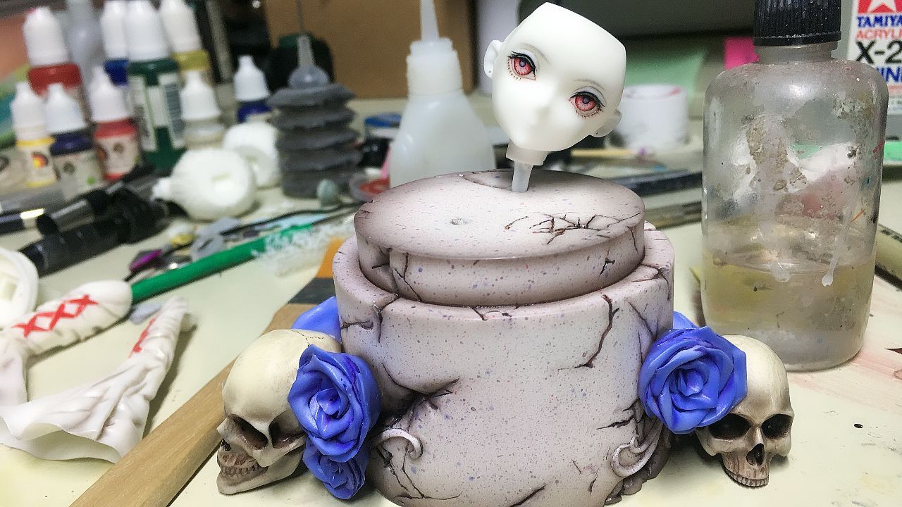 正在制作中的小人