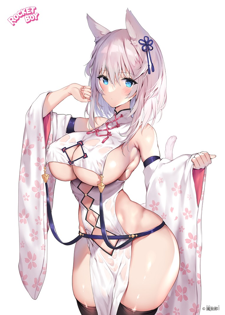 湿润旗袍娘