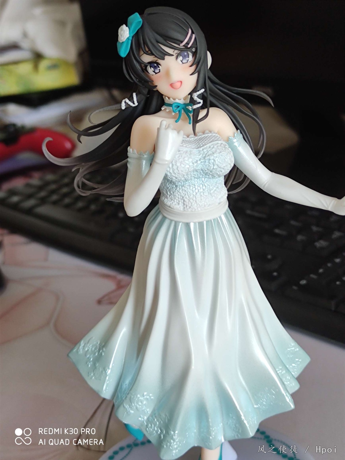 樱岛麻衣晚礼服手办开箱展示