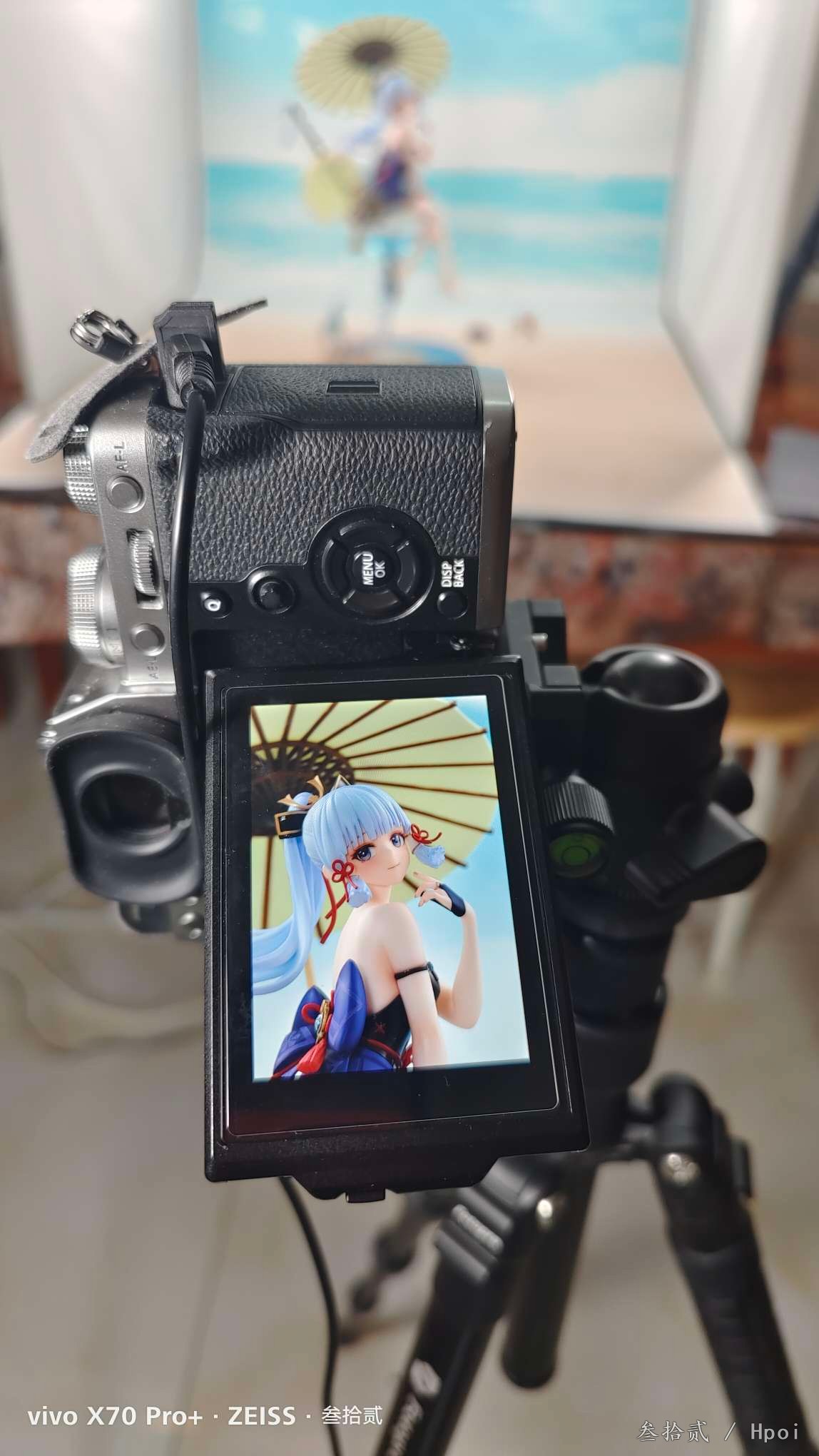 神里绫华，白模涂装展示。