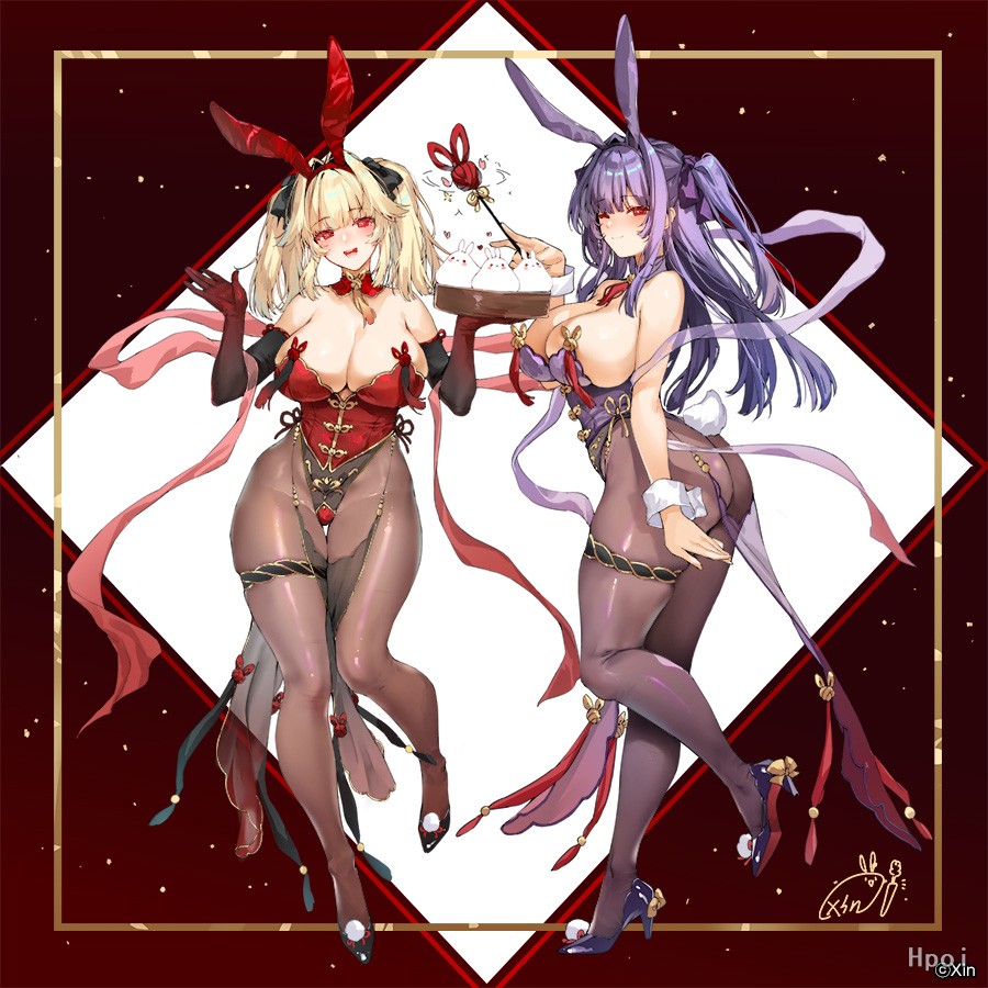 旗袍兔女郎 百合