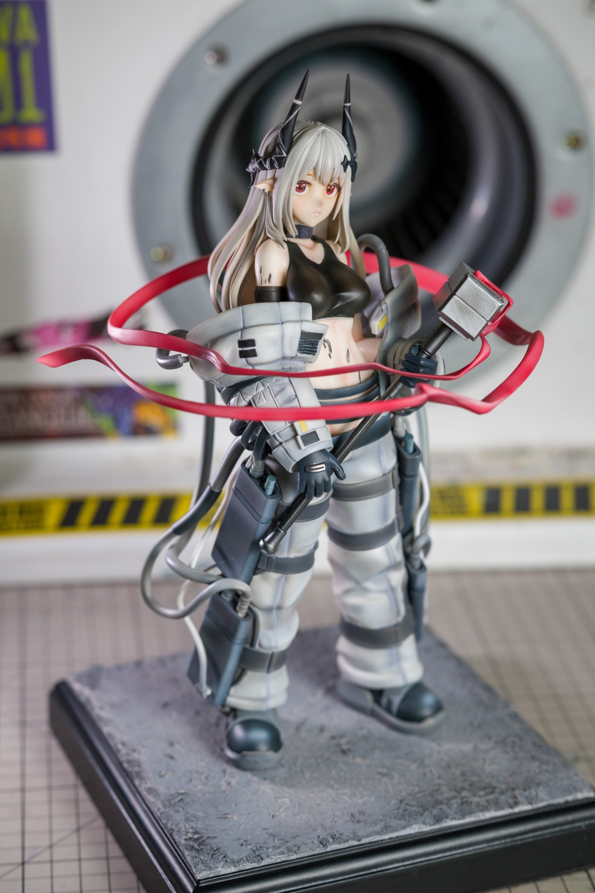 明日方舟 泥岩 gk 白模涂装