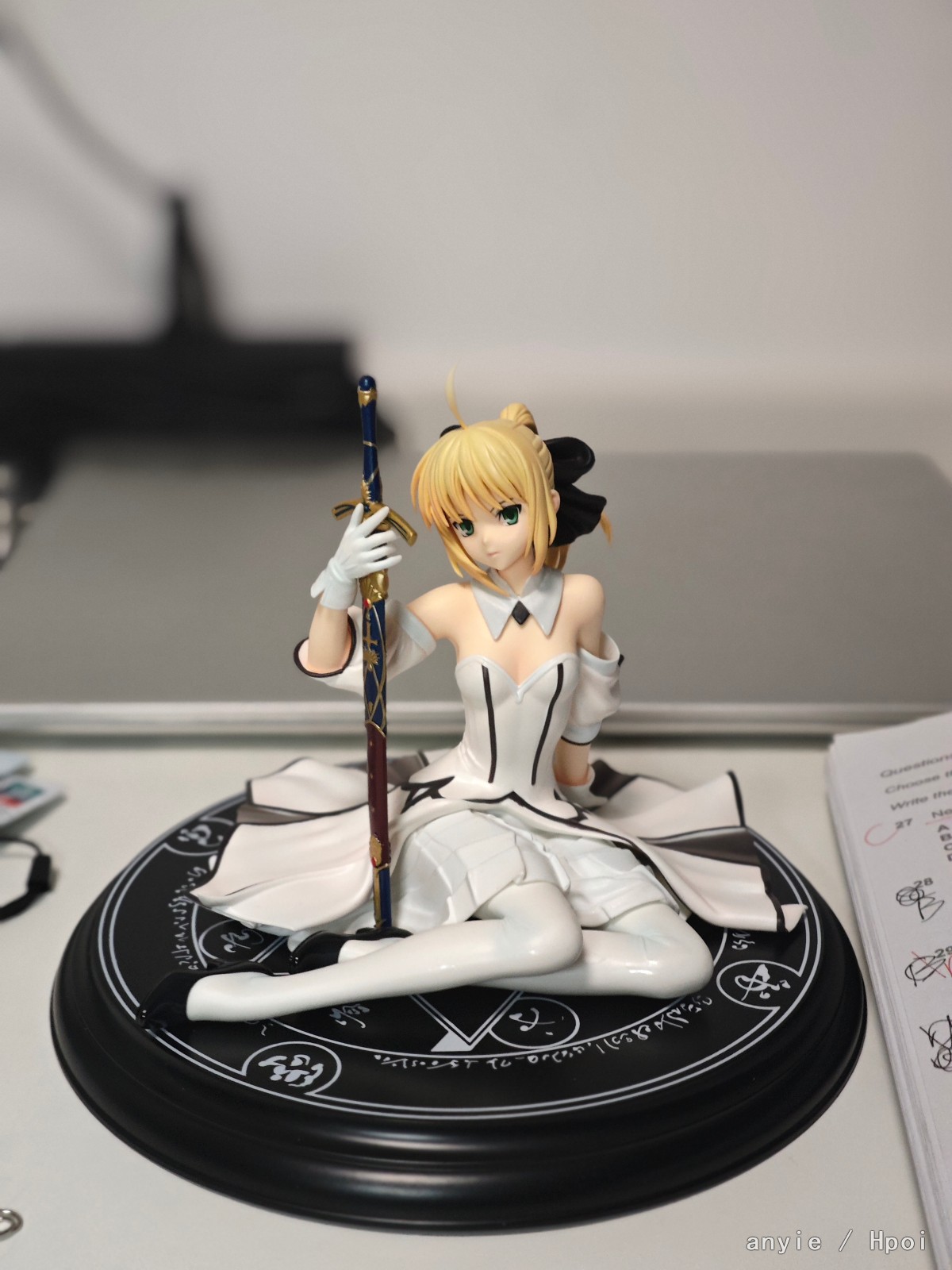 水一下saber lily坐姿