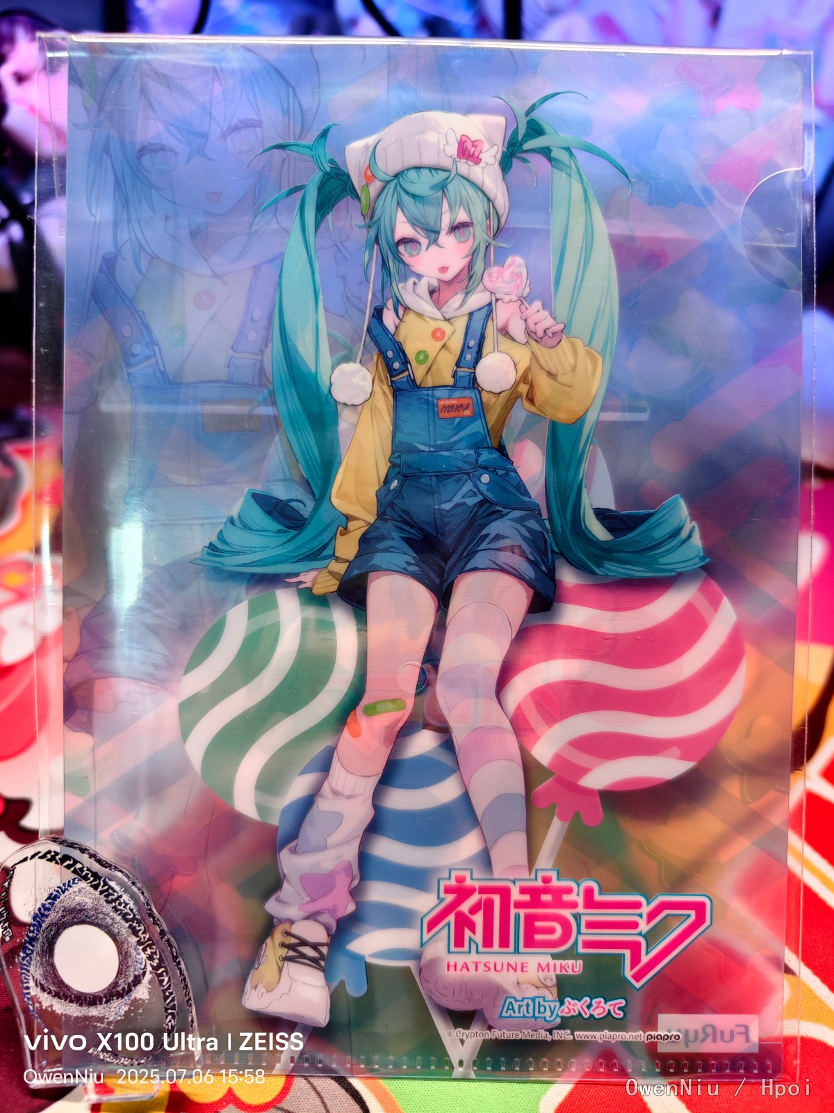 【萝莉推荐】初音未来系列压泡面人偶ー棒棒糖款ー