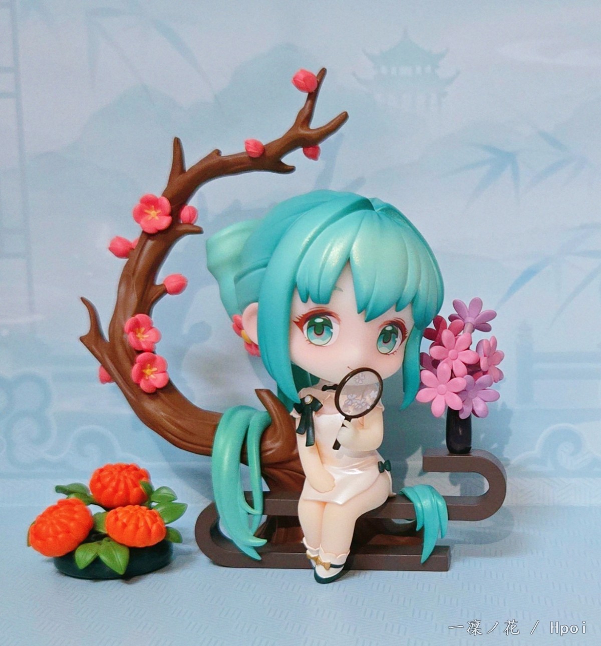 给初音酱做个花🌸扇子
