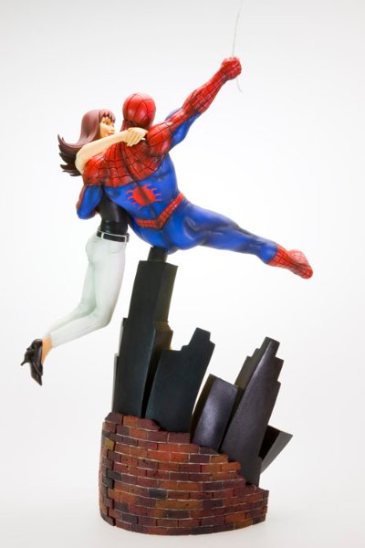 寿屋艺术雕像系列 スパイダーマン メリー・ジェーン・ワトソン&スパイダーマン 