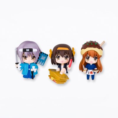 黏土人plus 凉宫春日的忧郁 コスプレ根付け＆チャーム