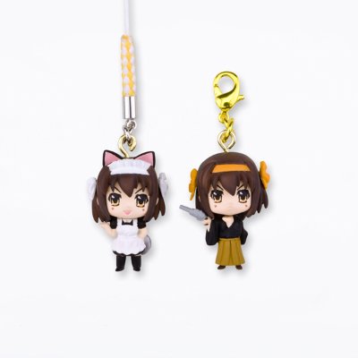 黏土人plus 凉宫春日的忧郁 コスプレ根付け＆チャーム