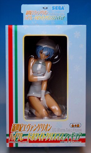 EVA HGホワイトクリスマスフィギュア 绫波丽 