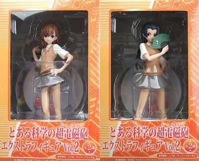 EX Figure 某科学的超电磁炮（レールガン） vol.2 御坂美琴＆婚后光子 2种套件