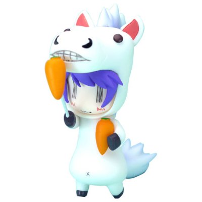 へっぽこ干支フィギュア ぽこうま/白 RESI-CARAT（塗装済み組立てキット）