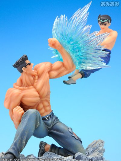 幽☆游☆白书 浦饭 幽助&戸愚吕弟 Fierce Battle Figure 