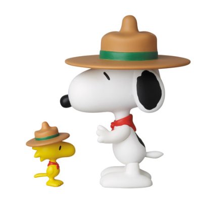 UltraDetailFigure No.210 UDF PEANUTS 系列3 BEAGLE SCOUT SNOOPY＆WOODSTOCK