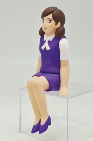 杯子上的缘子小姐 ソフビのフチ子 グレープ