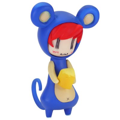 へっぽこ干支フィギュア ぽこね～/青 RESI-CARAT（塗装済み組立てキット）