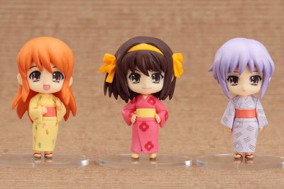 迷你黏土人 凉宫春日的忧郁 ハルヒ夏祭りセット