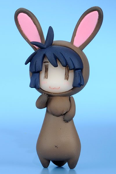 へっぽこ干支フィギュア ぽこうさ 茶 RESI-CARAT（塗装済み組立てキット）