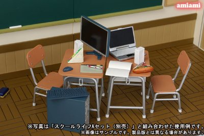 黏土人场景系列＃1 学校生活B套装（走廊侧）