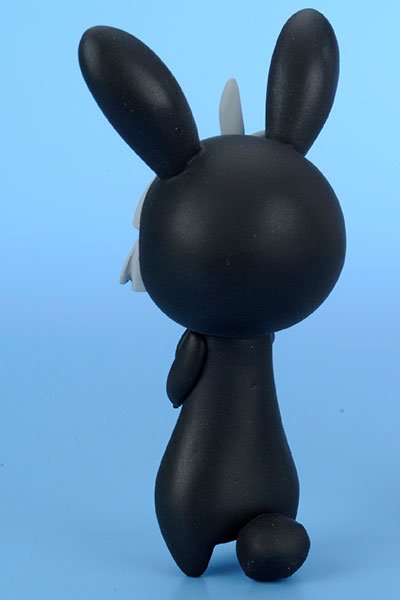 へっぽこ干支フィギュア ぽこうさ 黑 RESI-CARAT（塗装済み組立てキット）