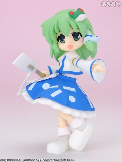 まめしき 东方Project 东风谷早苗 可动手办
