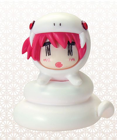 へっぽこ干支フィギュア ぽこみ 白 RESI-CARAT（塗装済み組立てキット）