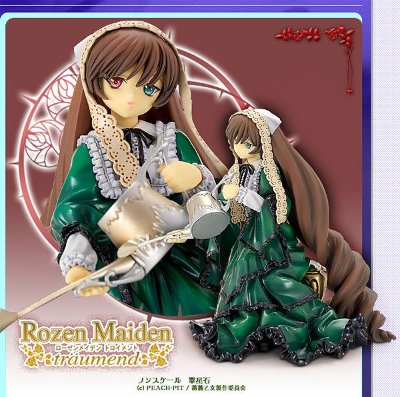 蔷薇少女  FIGURE FIGURE 翠星石 未涂装 BOX版