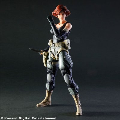 PlayArts改 メタルギアソリッド 梅丽尔・希尔弗伯 可动手办