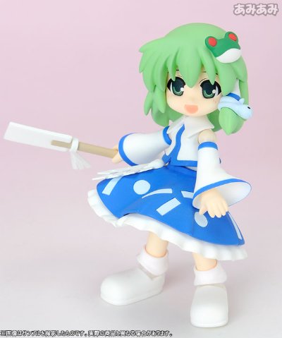 まめしき 东方Project 东风谷早苗 可动手办