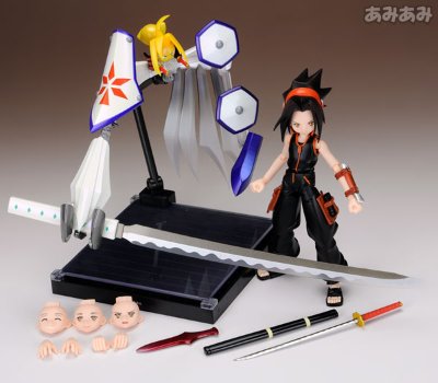 RIO：bone シャーマンKING 麻仓叶＆甲縛式O.S白鵠 可动手办