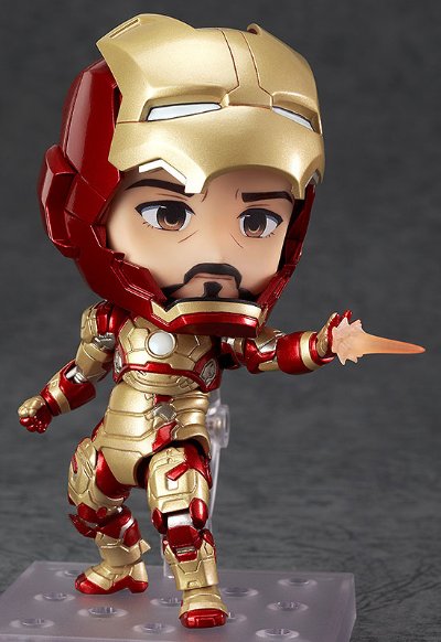 粘土人 #349 钢铁侠3 钢铁侠 马克42 英雄版＋战甲大厅套装