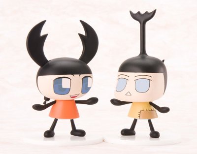 粘土人 #007 锹型虫少女益智方块 锹型虫少女 与 Joshi-chan