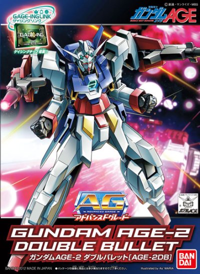 AG 1/144 高达AGE-2 ダブルバレット 『機動戦士高达AGE』より