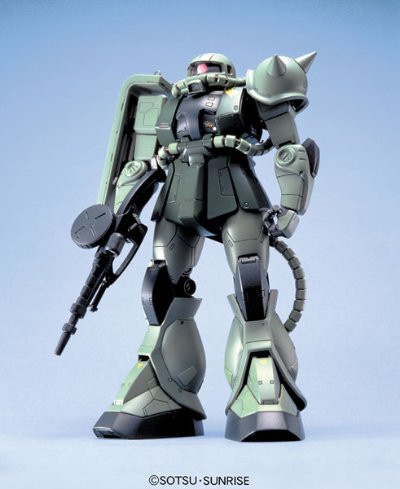 MG 1/100 机动战士高达  	MS-06J 陆战型扎古II ＆MS-06F 扎古II