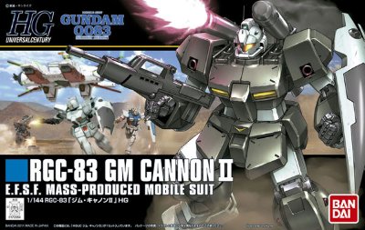 HGUC 1/144	机动战士高达0083 星尘的回忆 RGC-83 吉姆加农II