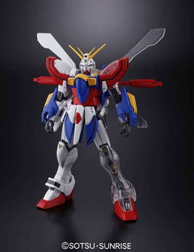 MG 1/100 神高达【クリア外装パーツ付き】