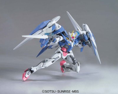 HG00#38 1/144 机动战士高达00 第二季 GN-0000+GNR-010 00强化组模 海老川配色版